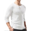Men's Round Neck Button Long Sleeve T-Shirt Men's Round Neck Button Long Sleeve T-Shirt
