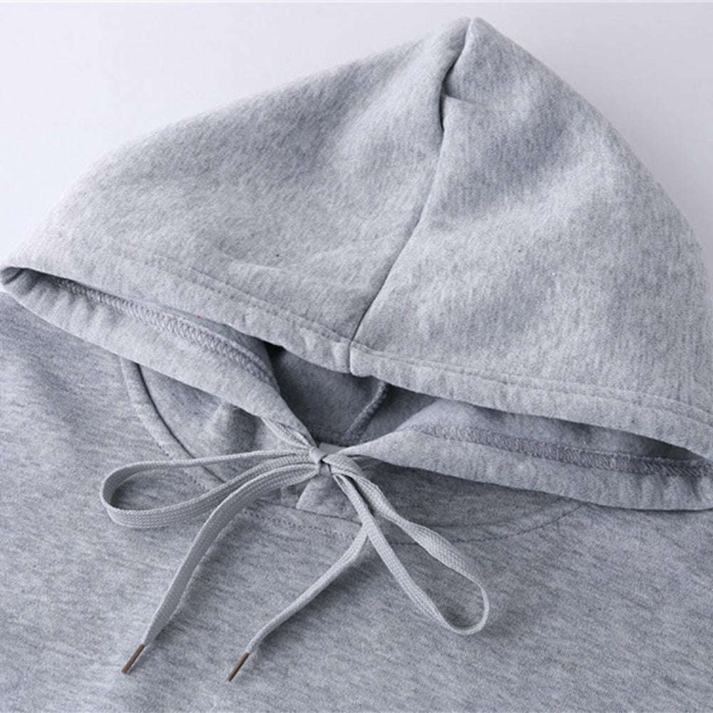 Multicolor Couple's Basic Fleece Thickened Hoodie Multicolor Couple's Basic Fleece Thickened Hoodie
