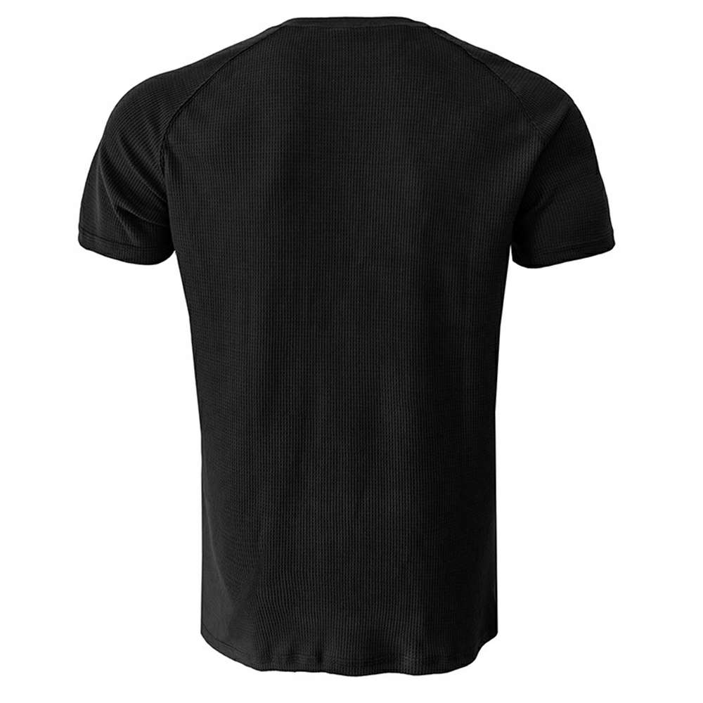 Waffle Button Raglan Men's Short Sleeve