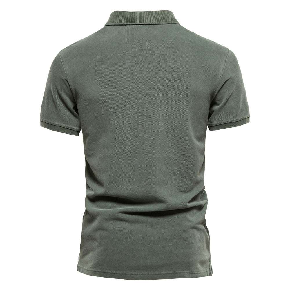 Summer new men's pure cotton polo shirt P1119 Summer new men's pure cotton polo shirt P1119