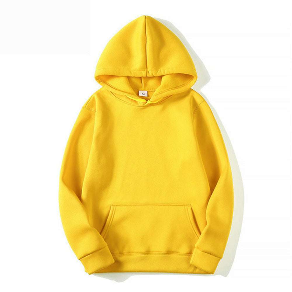 Multicolor Couple's Basic Fleece Thickened Hoodie Multicolor Couple's Basic Fleece Thickened Hoodie