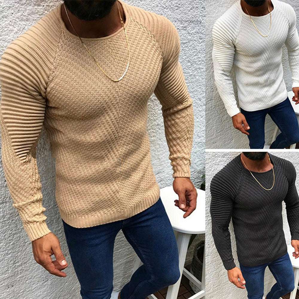 Autumn / Winter Men's Classic Long Sleeve Crew Neck Pullover Sweater P1179 Autumn / Winter Men's Classic Long Sleeve Crew Neck Pullover Sweater P1179