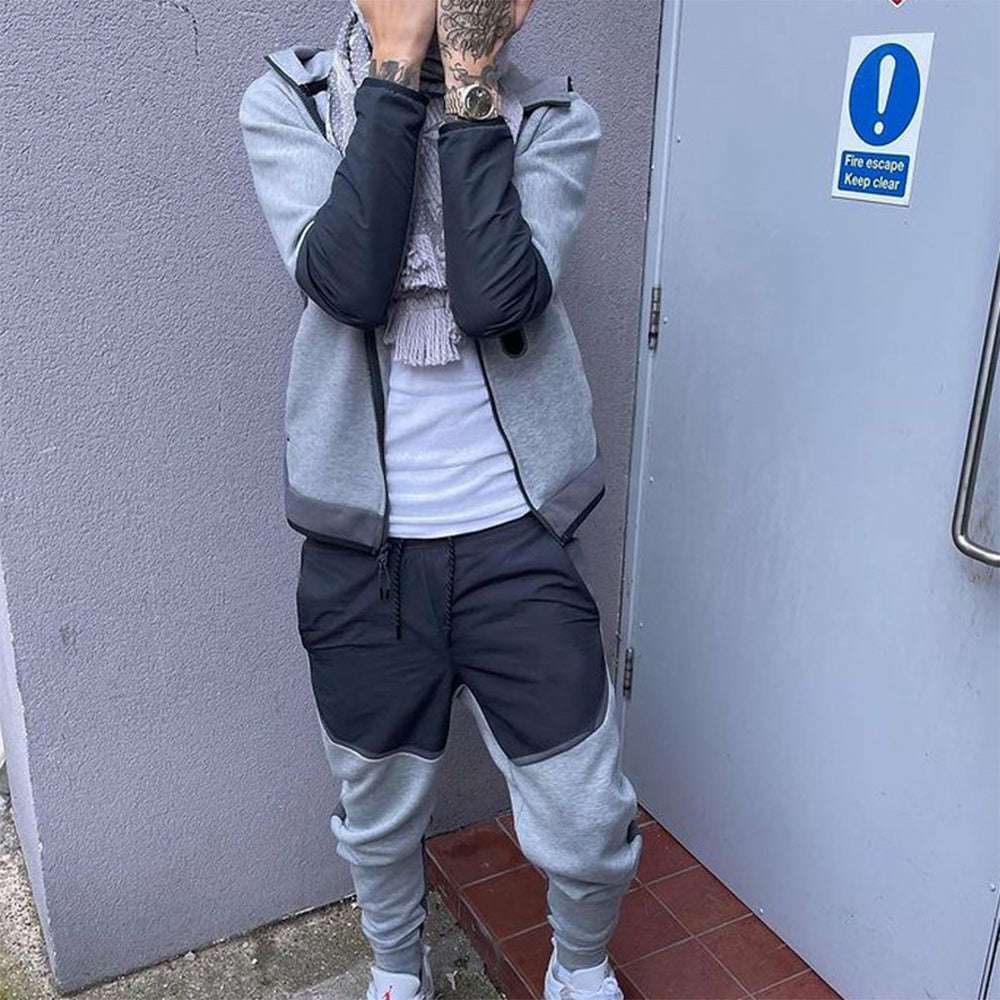 Men's Fashion Zipper Long Sleeve Trousers Set Men's Fashion Zipper Long Sleeve Trousers Set