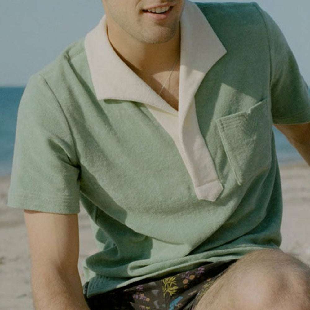 New V-neck short-sleeved POLO shirt P1141