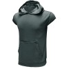 Men's Sleeveless Sports Vest Outdoor Fitness Solid Color Hoodie