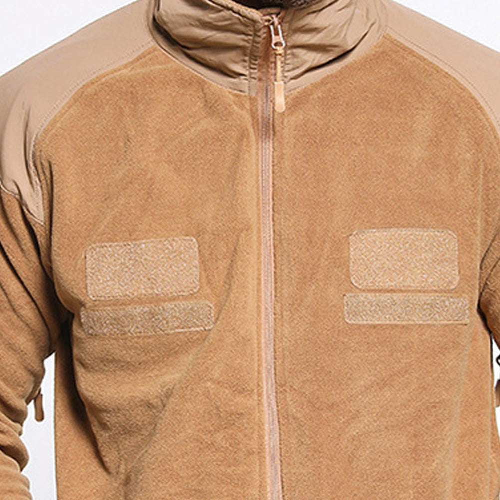 Men's Outdoor Sports Tactical Thickened Warm Fleece Jacket