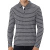New Men Striped Casual Breathable Long Sleeve Polo Shirt New Men Striped Casual Breathable Long Sleeve Polo Shirt