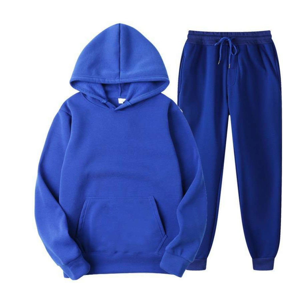 Enjoyzones Men's new fashion thickened hooded suit Enjoyzones Men's new fashion thickened hooded suit