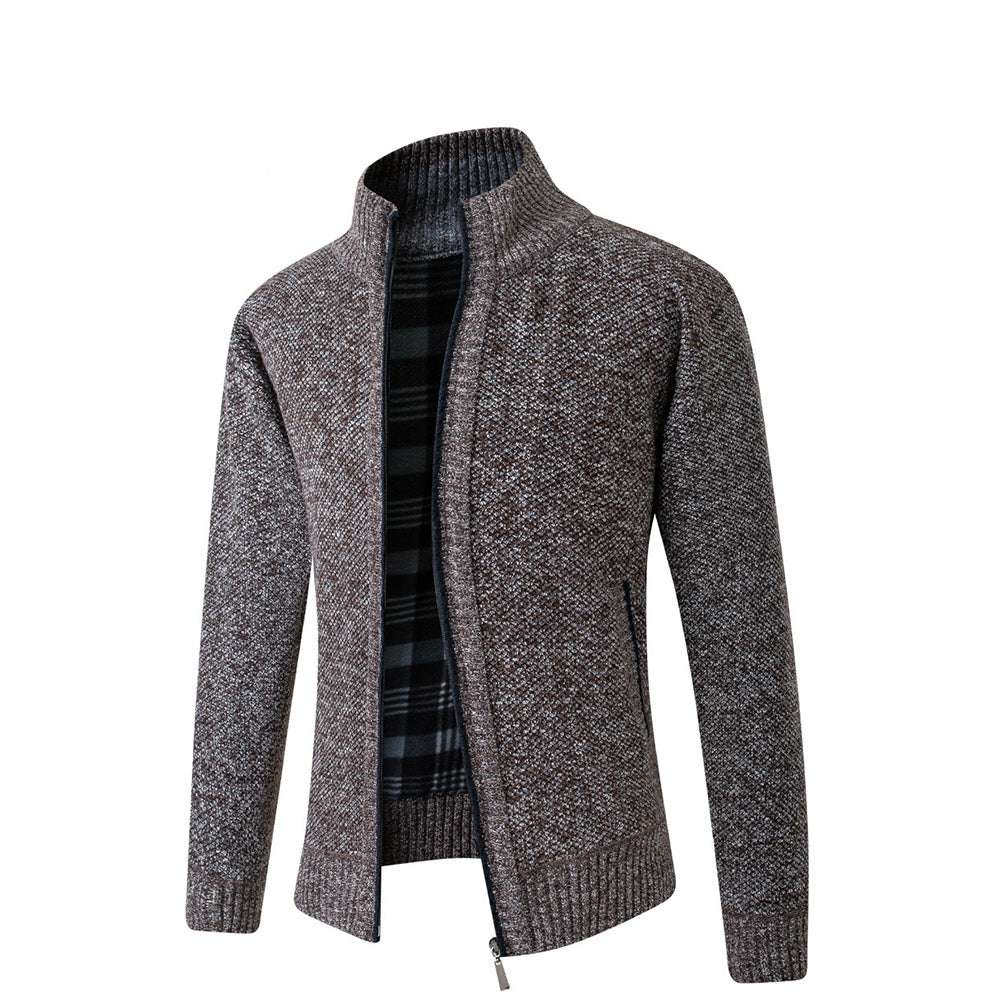 Men's slim knit cardigan P1243