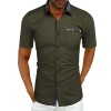 New summer men's solid color casual plaid shirt New summer men's solid color casual plaid shirt