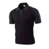 Men's camouflage stitching casual lapel T-Shirt P1138 Men's camouflage stitching casual lapel T-Shirt P1138