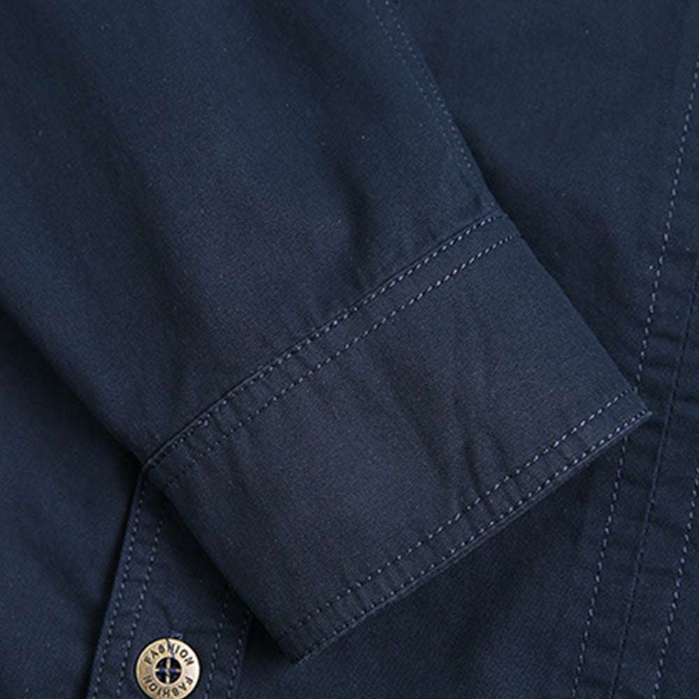 Men's New Loose Cotton Casual Workwear Shirt
