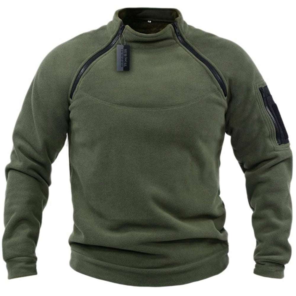 Solid color men's warm turtleneck sweater Solid color men's warm turtleneck sweater