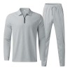 Men's Long Sleeve Polo Shirt Set Men's Long Sleeve Polo Shirt Set