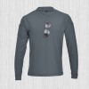 New Men's Solid Color Stretch Crew Neck Long Sleeve T-Shirt New Men's Solid Color Stretch Crew Neck Long Sleeve T-Shirt