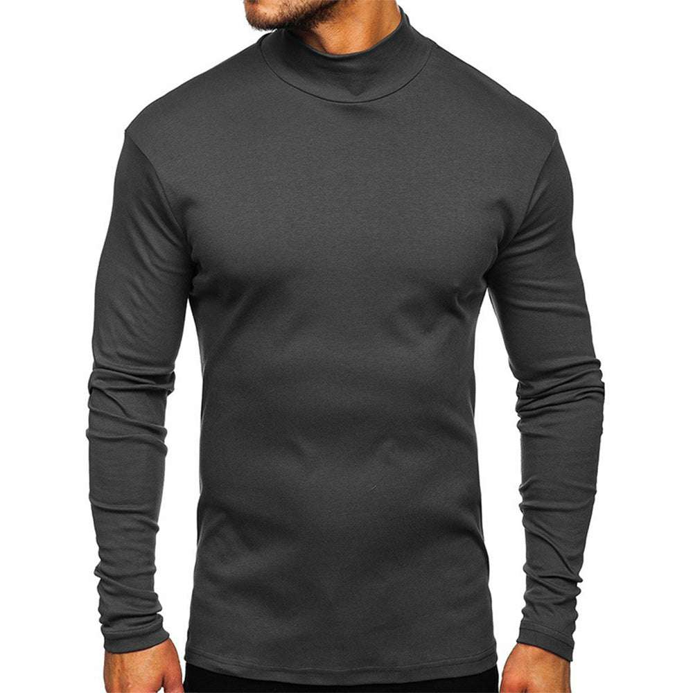 Men's Autumn and Winter Basic Thickened Warm Long Sleeve T-Shirt Men's Autumn and Winter Basic Thickened Warm Long Sleeve T-Shirt