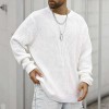 New Men's Fashion Round Neck Hollow Out Casual Knit Long Sleeve Sweater New Men's Fashion Round Neck Hollow Out Casual Knit Long Sleeve Sweater