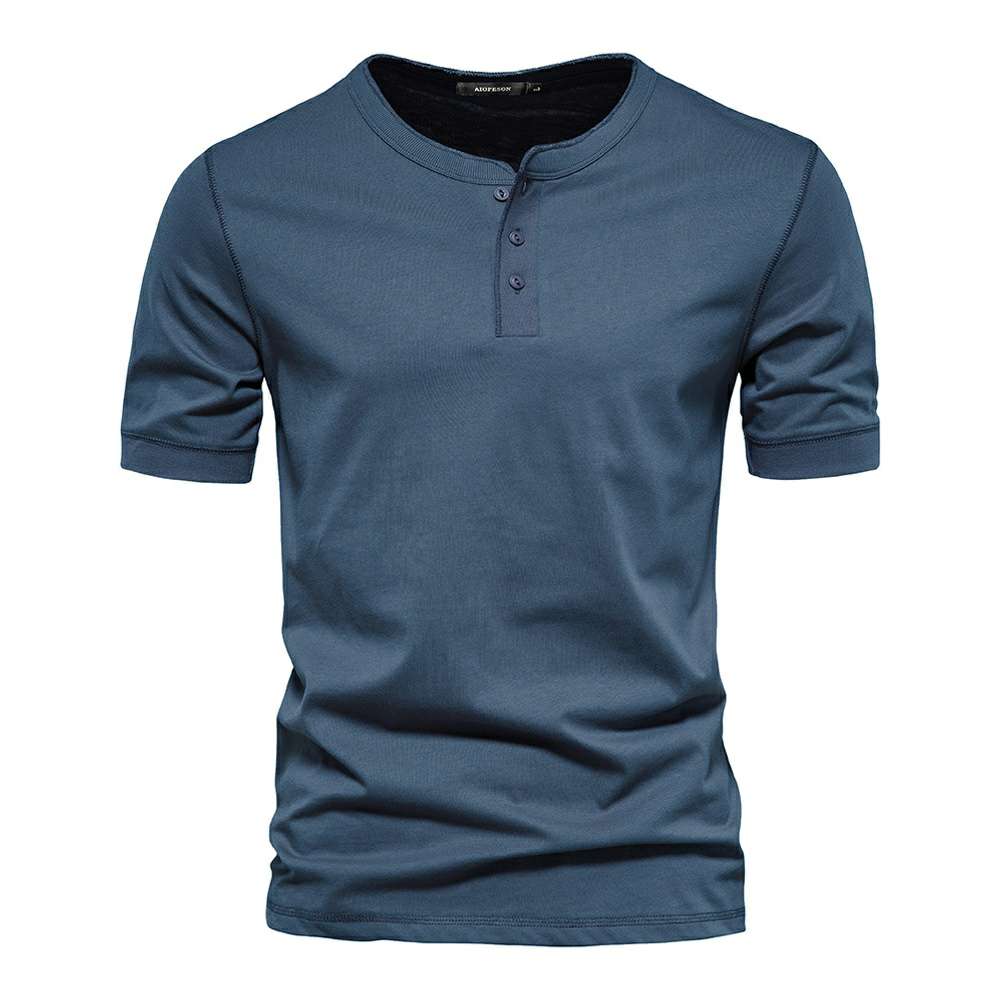Men's T-shirt with round neck and short sleeves Men's T-shirt with round neck and short sleeves