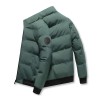 Thick warm down jacket with stand-up collar for men Thick warm down jacket with stand-up collar for men