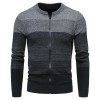 Men's Fashion Motley Knit Sweater Cardigan P1232
