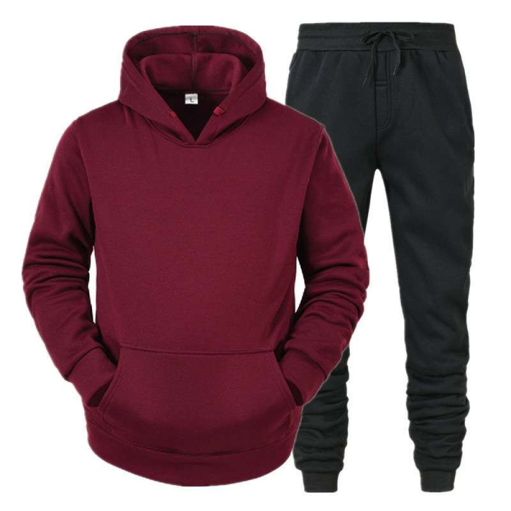 Enjoyzones Men's new fashion thickened hooded suit Enjoyzones Men's new fashion thickened hooded suit