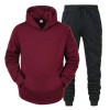 Enjoyzones Men's new fashion thickened hooded suit Enjoyzones Men's new fashion thickened hooded suit
