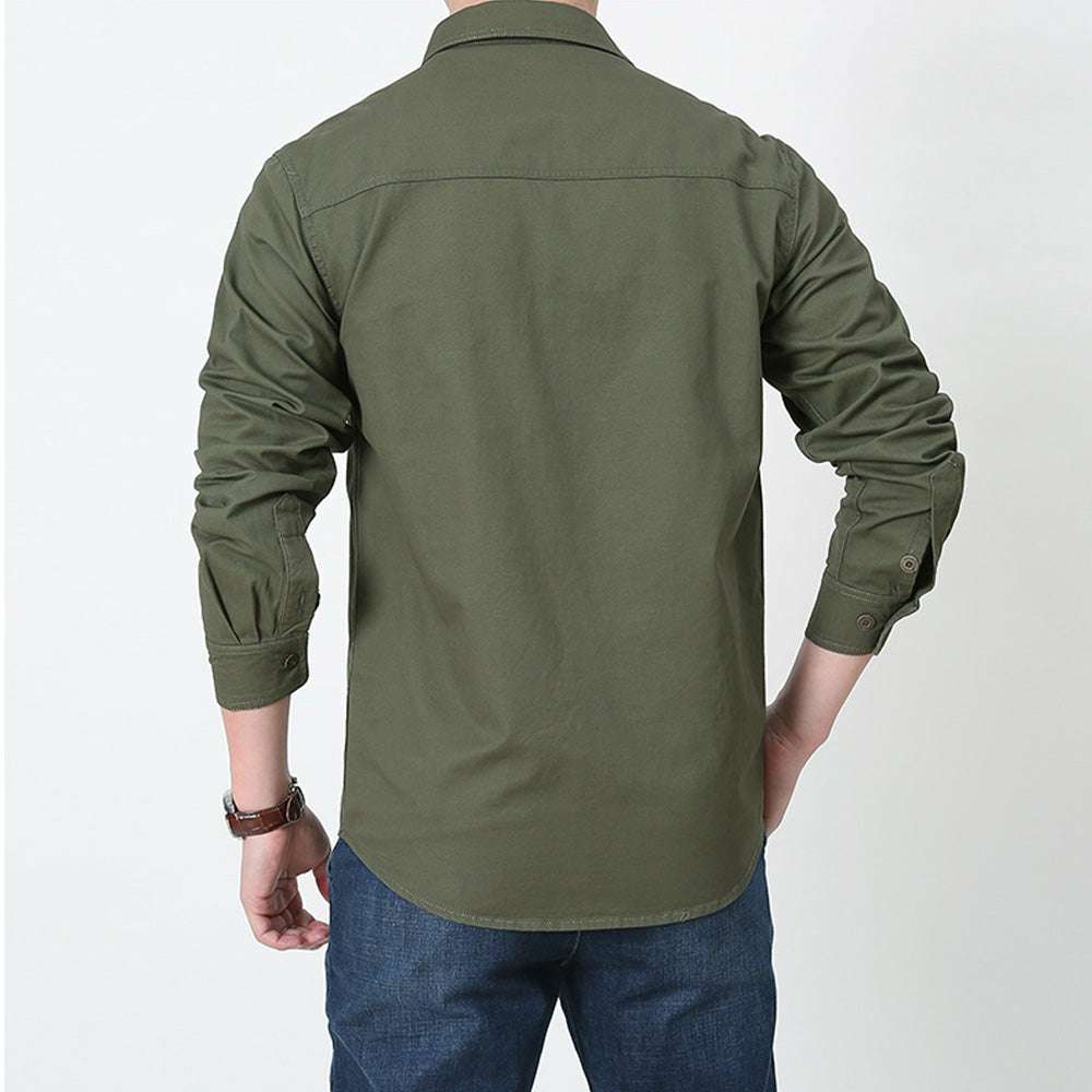 Men's New Loose Cotton Casual Workwear Shirt