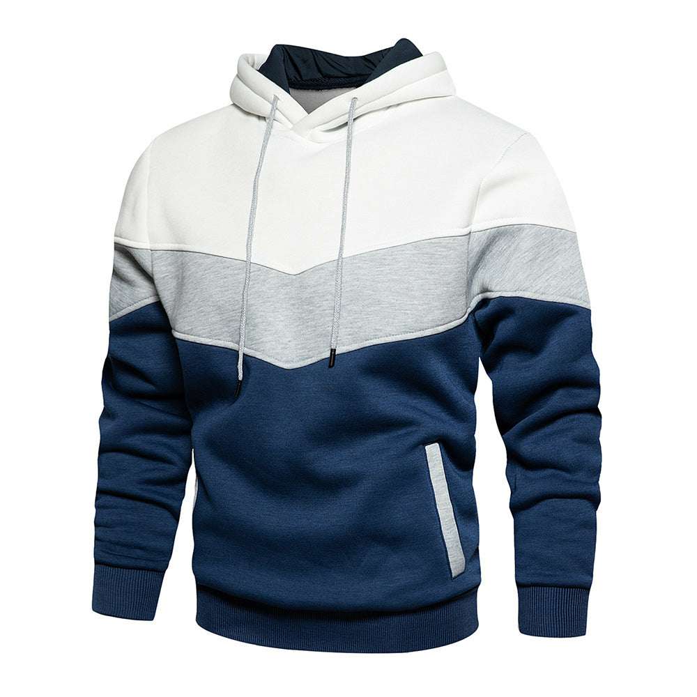 Couple's Fashion Colorblock Fleece Sweatshirt