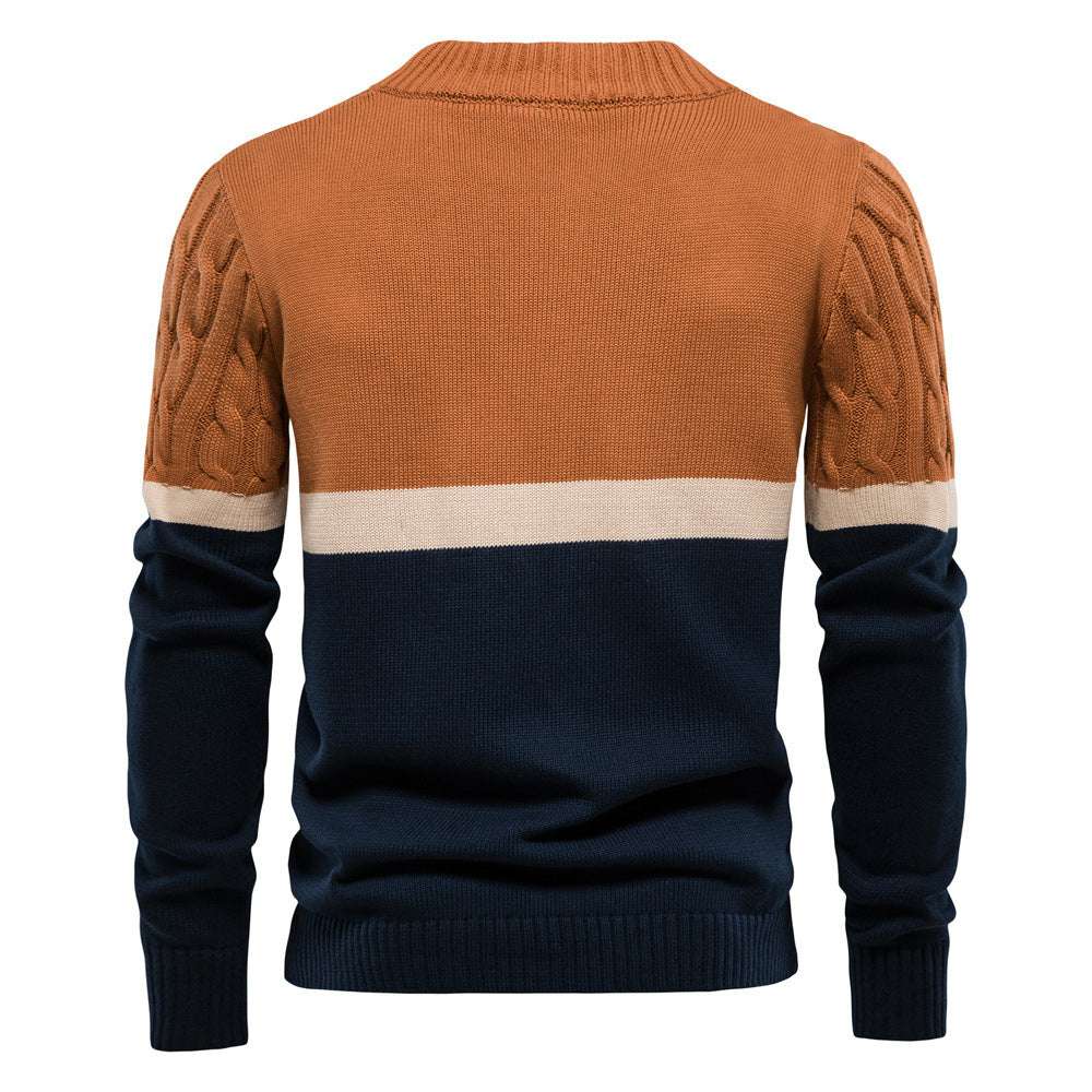 Men's Colorblock Cotton Long Sleeve Cardigan P1204 Men's Colorblock Cotton Long Sleeve Cardigan P1204