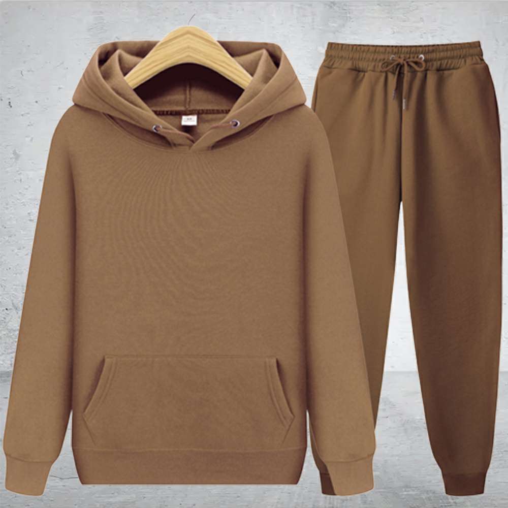 Couples Hooded Casual Sweater Set Couples Hooded Casual Sweater Set