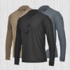 New Men's Solid Color Stretch Crew Neck Long Sleeve T-Shirt New Men's Solid Color Stretch Crew Neck Long Sleeve T-Shirt