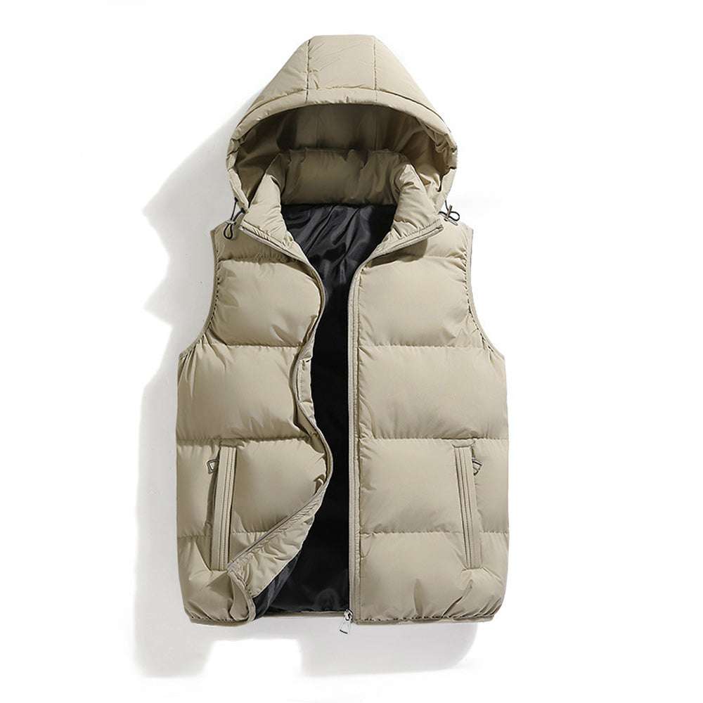 Men's Hooded Cotton Tank Top