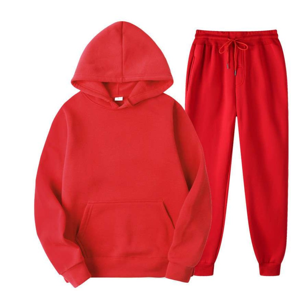 Enjoyzones Men's new fashion thickened hooded suit Enjoyzones Men's new fashion thickened hooded suit