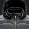 Men's winter simple casual hooded cotton coat