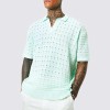 Men's knitted short-sleeve polo shirt P1194 Men's knitted short-sleeve polo shirt P1194