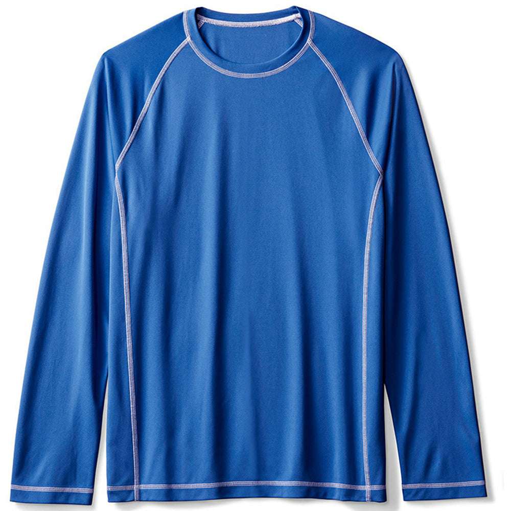 New Men's Fashion Solid Color Raglan Sleeve Loose Long Sleeve T-Shirt New Men's Fashion Solid Color Raglan Sleeve Loose Long Sleeve T-Shirt