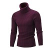 Autumn/Winter Men's Turtleneck Solid Color Knit Pullover Sweater Autumn/Winter Men's Turtleneck Solid Color Knit Pullover Sweater