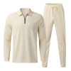 Men's Long Sleeve Polo Shirt Set Men's Long Sleeve Polo Shirt Set