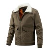 New men's comfortable fur collar thermal jacket New men's comfortable fur collar thermal jacket