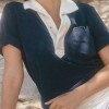 New V-neck short-sleeved POLO shirt P1141