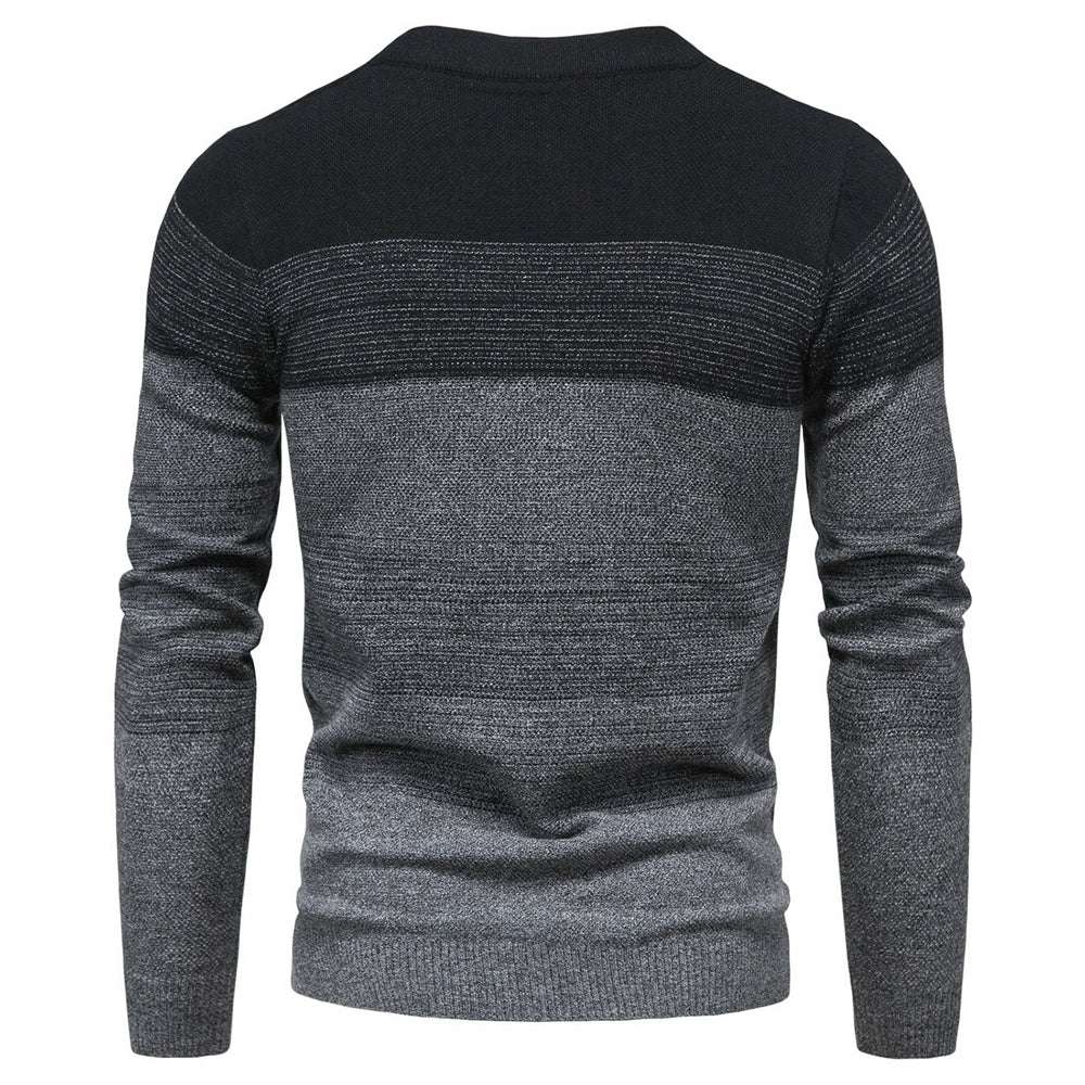 Men's Fashion Motley Knit Sweater Cardigan P1232