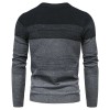 Men's Fashion Motley Knit Sweater Cardigan P1232