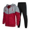 Men's Zip Hooded Long Sleeve Trousers Casual Suit Men's Zip Hooded Long Sleeve Trousers Casual Suit