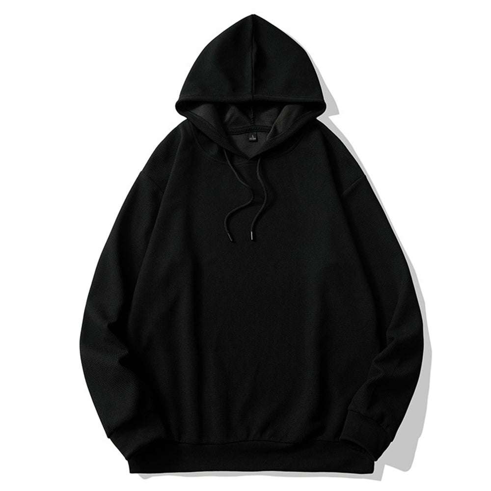 Plaid Men's Solid Color Hoodie Plaid Men's Solid Color Hoodie