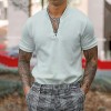 Summer New Men's Casual Tight Zipper POLO Short Sleeves P1139 Summer New Men's Casual Tight Zipper POLO Short Sleeves P1139