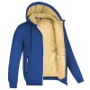 Men's all-match plus fleece thickened zipper hooded sweater cardigan jacket P1247 Men's all-match plus fleece thickened zipper hooded sweater cardigan jacket P1247