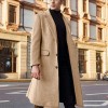 Men's Business Solid Color Casual British Style Coat