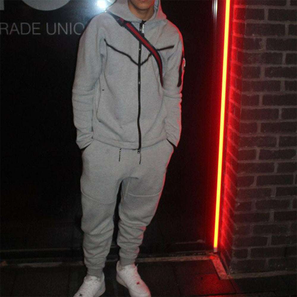 Men's Fashion Zipper Long Sleeve Trousers Set Men's Fashion Zipper Long Sleeve Trousers Set