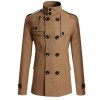 New Men's Fashion Lapel Business Button Casual Windbreaker