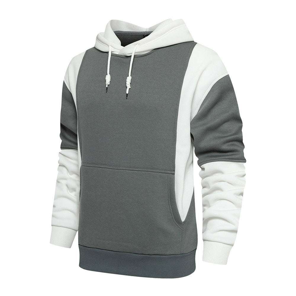 New Fashion Colorblock Men's Trendy Hoodie